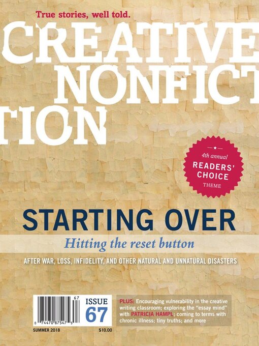 Title details for Creative Nonfiction by Creative Nonfiction - Wait list